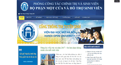 Desktop Screenshot of hotrosinhvien.hou.edu.vn